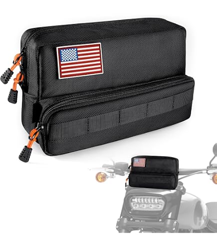 Amazon.com: THRASHIN Supply Waterproof HandleBar Bag - Black