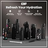 Ion8 1 Litre Water Bottle Quench Recyclon Leak Proof Flip Lid Black view 7