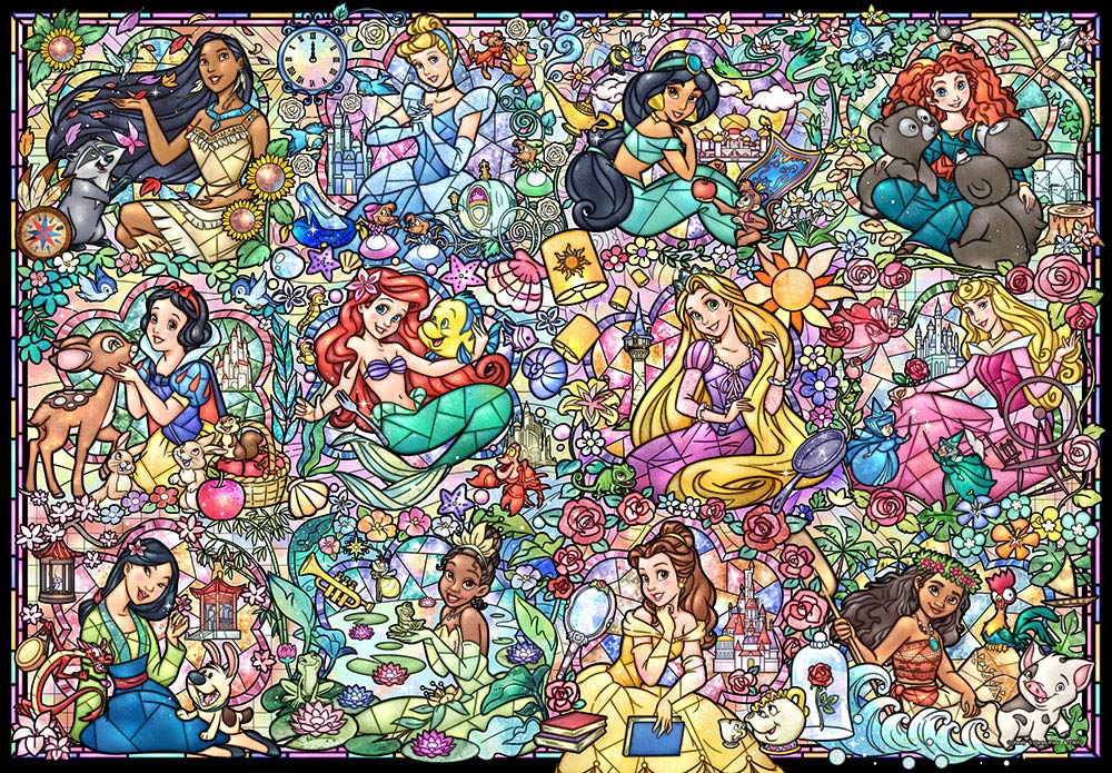 Disney Cinderella's Reflection 1000ピース TENYO - DISNEY Cinderella - 1000 Piece Jigsaw Puzzle D-1000-061