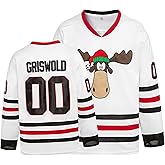 YWIES Griswold #00 Movie Christmas Hockey Jerseys Stitched Letters and Numbers S-XXXL