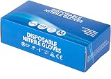 FDD4U Disposable Nitrile Gloves Powder Free Blue Size M 100 Pieces view 7