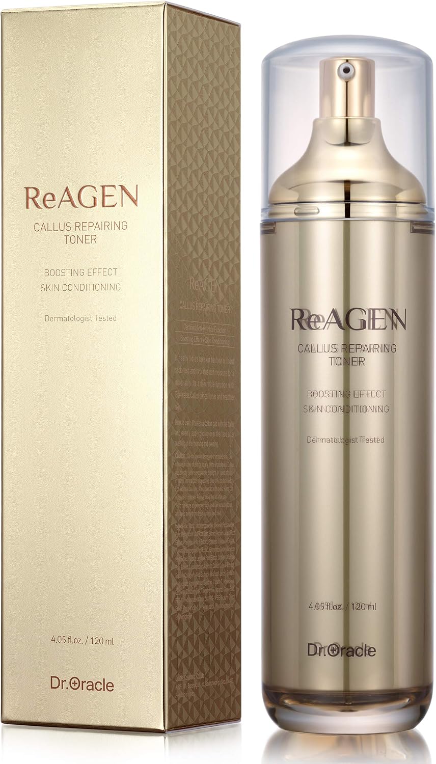 DR.ORACLE Callus Repairing Toner, Gold Anti Aging Face Toner, Hyaluronic Acid Skin Care Products, Dermatologist tested - Image 3