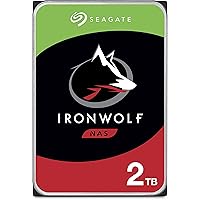 Seagate IronWolf 2TB NAS Internal Hard Drive HDD – CMR 3.5 Inch SATA 6Gb/s 5900 RPM 64MB Cache for RAID Network Attached…