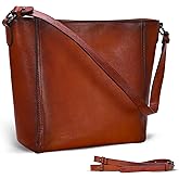 Iswee Leather Purses for Women Tote Bag Designer Crossbody Bag Women’s Shoulder Handbag Satchel Medium Work Purses