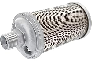 Industrial Service Solutions Aftermarket Alwitco M10 Atomuffler Air Exhaust Muffler | 1" NPT Male, 125 PSI | Replacement Part | for Compressed Air Equipment and Systems