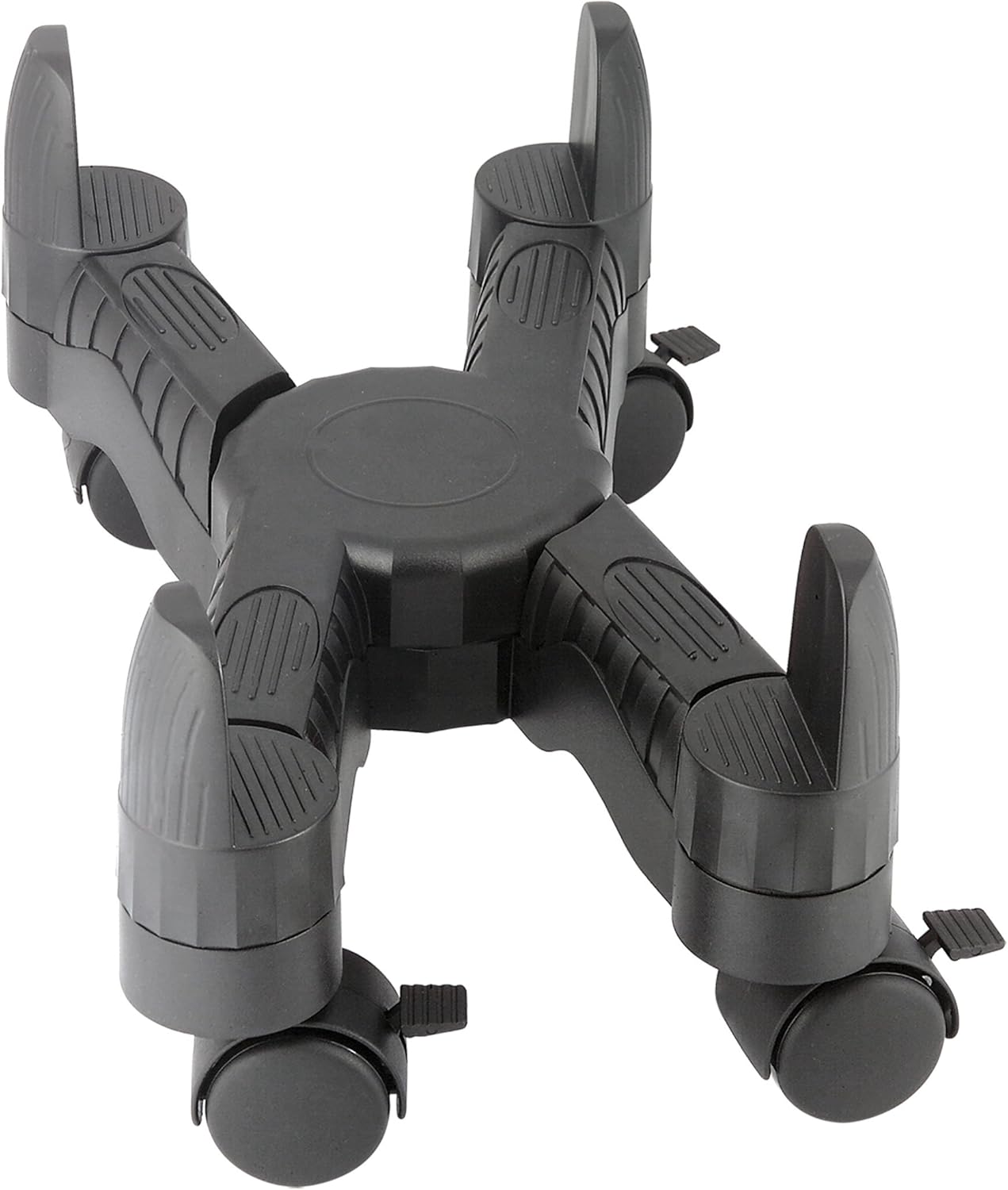 Kantek Mobile CPU Stand with Adjustable Width and Locking Casters, 16-Inch Wide x 7-Inch Deep x 4.8-Inch High (CS200B),Black: Computers & Accessories