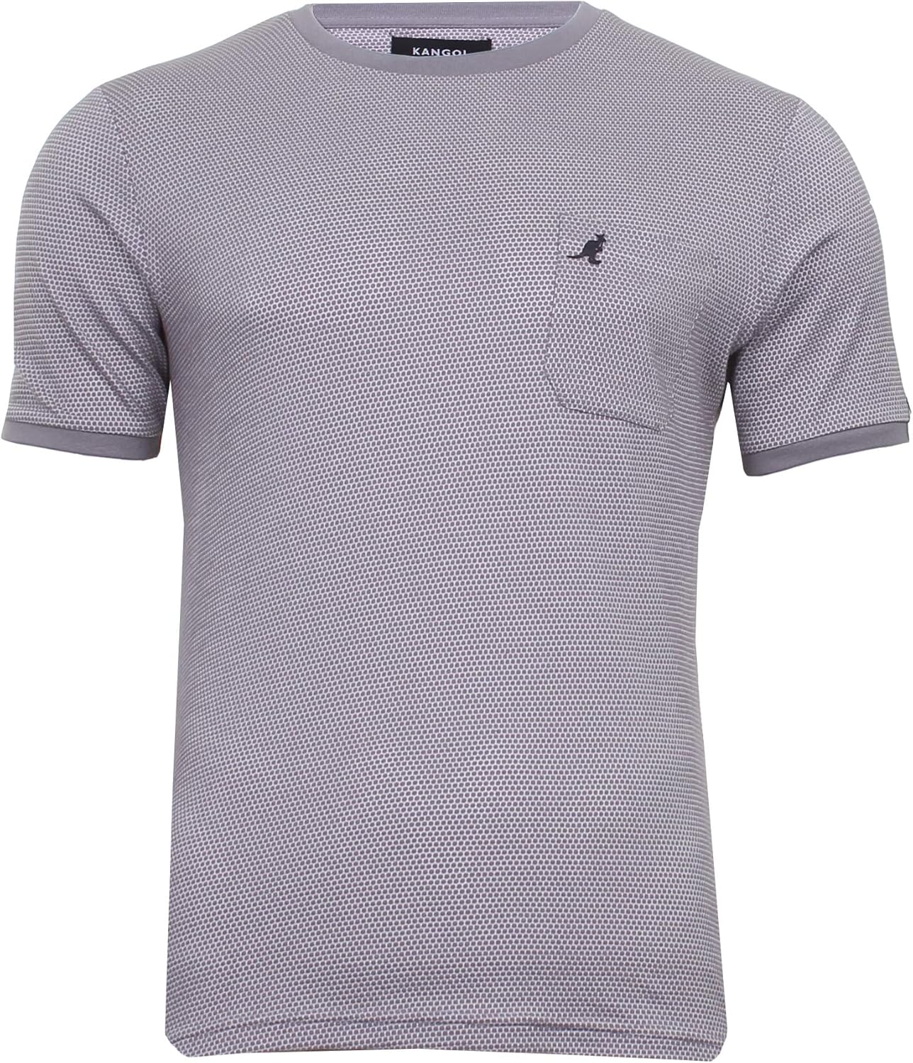 Kangol Mens T Shirt Short Sleeve Slub Raglan Casual Crew or V Neck