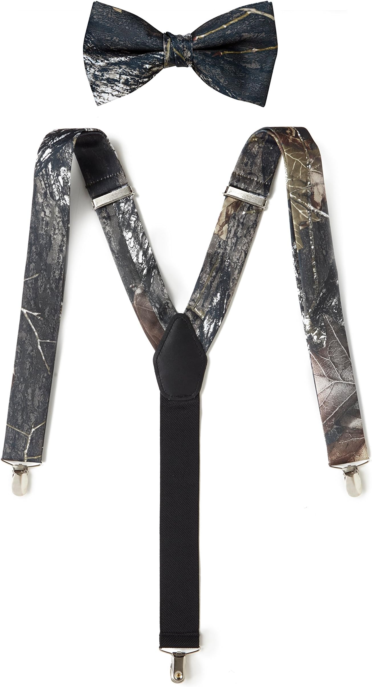 Tuxedo Park Suspender & Bow Tie Set (Adult, Camouflage)