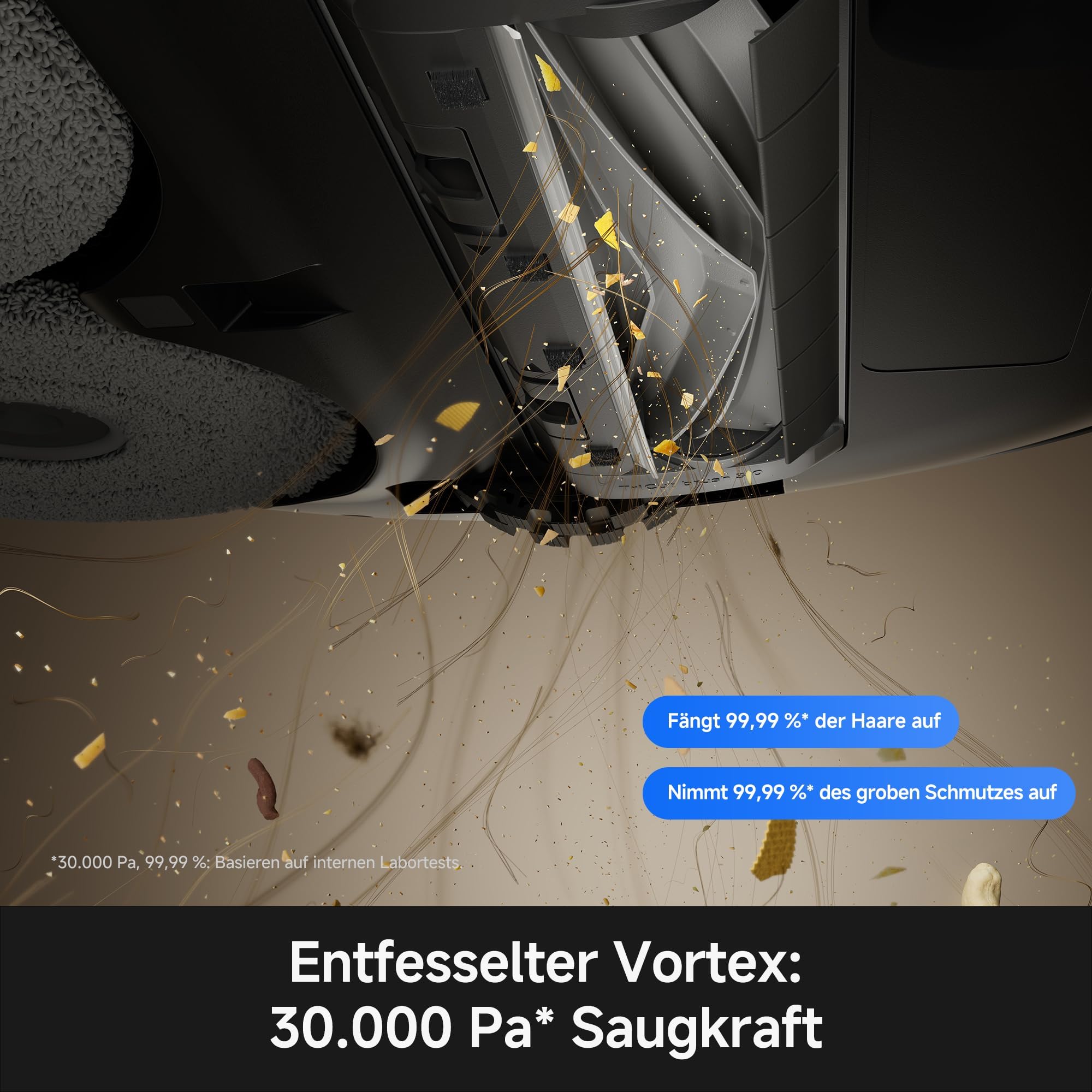 MOVA P70 Pro Ultra Saugroboter 30.000Pa Saugkraft Schwarz 3