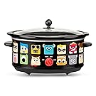 Disney Pixar Oval Slow Cooker, 7 quart, Black