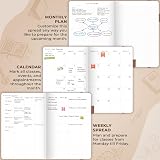 Clever Fox Teacher Planner Undated 18x26cm Hardcover Rose Gold view 5