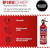 Firechief 1kg Multi Purpose ABC Fire Extinguisher with Bracket view 5