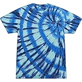 Colortone Short Sleeve Tie Dye T-Shirts for Boys and Girls - Tie Dye T Shirts for Little Kids & Big Kids