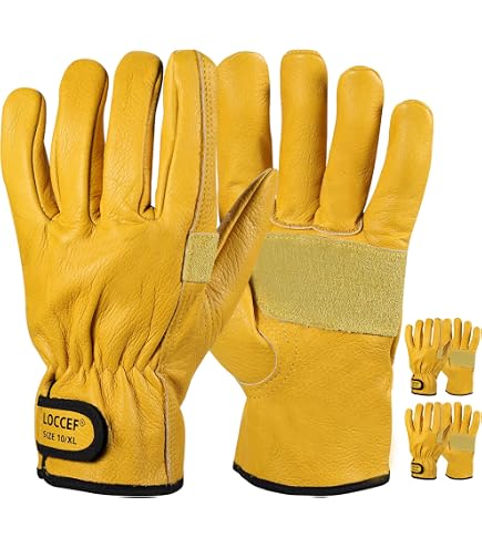 KINCO 1927-XXL Men's Lined Grain Pigskin Gloves, Heat Keep Lining