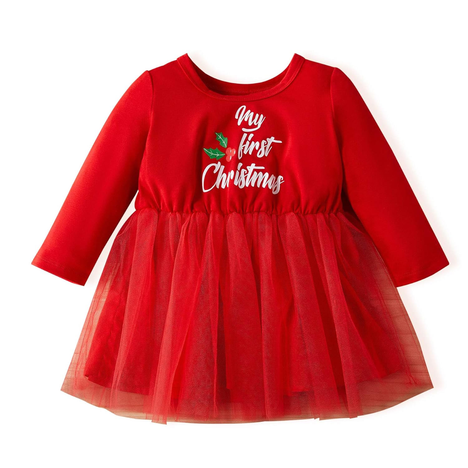 long sleeve tulle dress baby