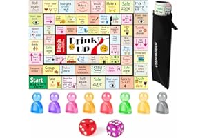 ESENHARBER Drink Up Board Game, Drinking Games for Adults, Ideal for Girls Night Out, Adult Games for Game Night, Party Games (2-8 Players, Age 21+)