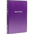 KJV Holy Bible: Gift and Award, Purple Leather-Look, Red Letter, Comfort Print: King James Version