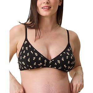 Kindred Bravely Every Stage Triangle Bralette Nursing Bra for Breastfeeding | Wireless soft maternity bralette for sleep and