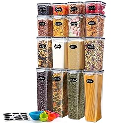 YASHE Airtight Pantry Storage Containers Set of