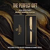 Scriveiner Personalised Gold Plated Ballpoint Pen with Schmidt Refill view 3