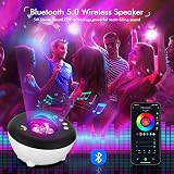 YunLone Aurora Projector Galaxy Star Light with Bluetooth Speaker White Noise view 3