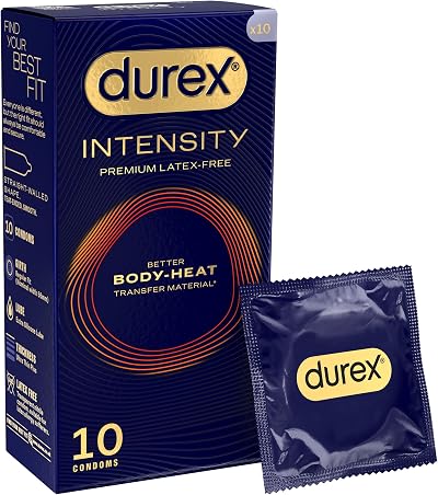 Durex Intensity Condoms 10s Regular Fit Nitrile Ultra Thin BodyFeel