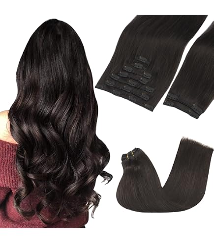 Amazon.com : Sweetmet Pro2.0 Clip in Hair Extensions Real  display picture 1