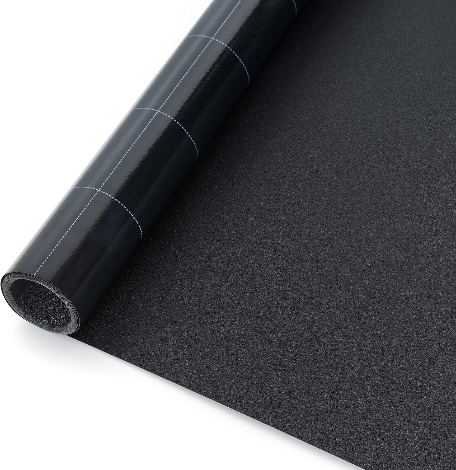 Window Treatments - rabbitgoo Total Blackout Window Film Privacy Room Darkening Frosted Glass Window Tint for Home, 100% Light Blocking Black Out Window Cover, Removable Static Cling Window Covering 17.5