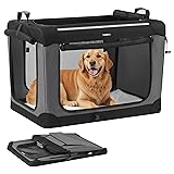Feandrea Collapsible Dog Crate, 36-Inch Portable