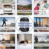 BISINNA Sleeping Bag with Pillow 4 Season Waterproof Warm Blue Right Zip view 5