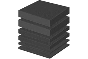 AIFONG 6 Pcs Pick and Pluck Foam 16" L x 12" W Packing Pick Apart Foam Inserts for Case Pre-Cubed High Density for Case Tool Camera