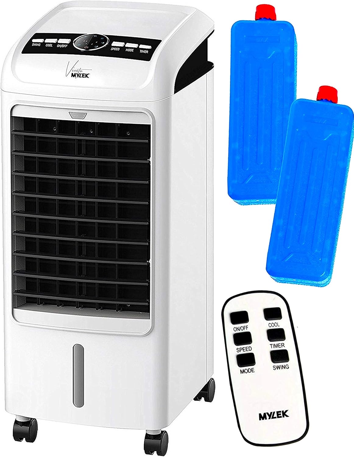 MYLEK Portable Air Cooler Fan for Home with Remote Control & LCD