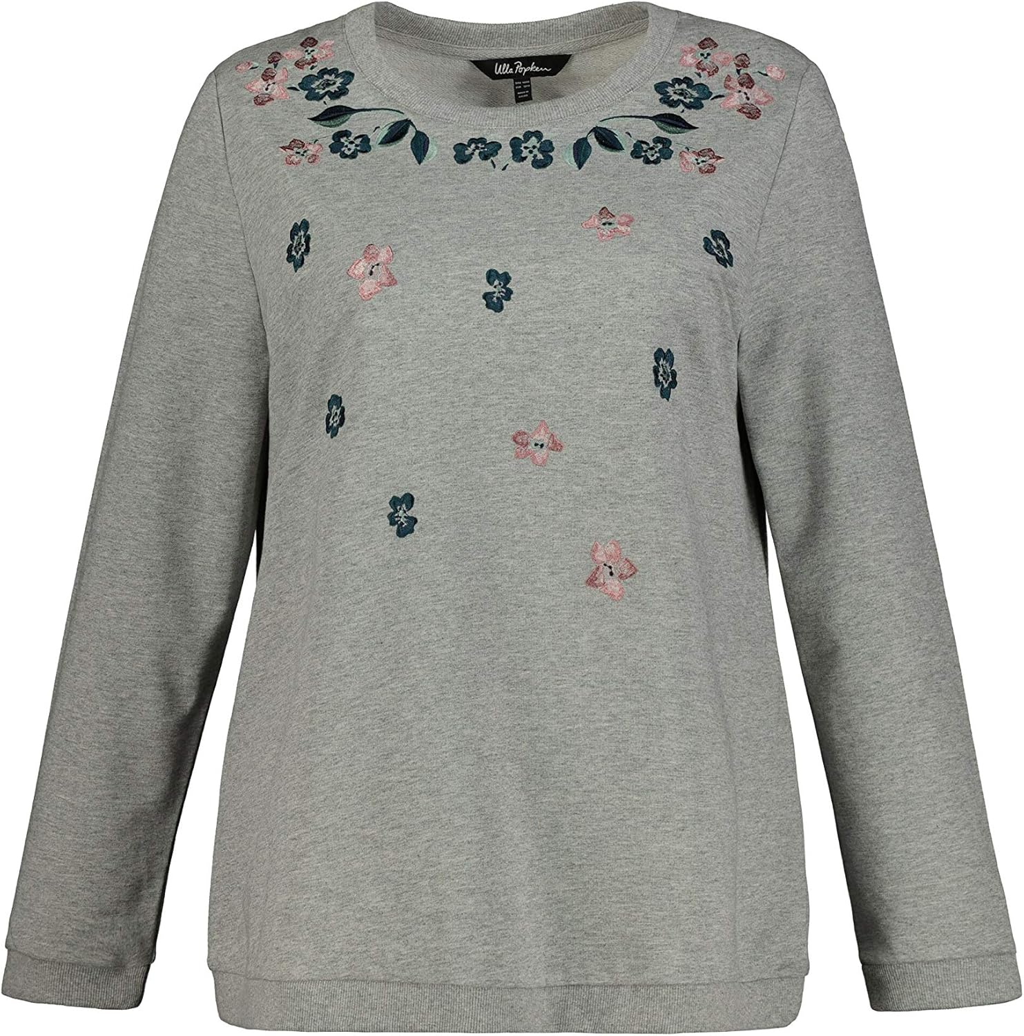 plus size floral sweatshirt