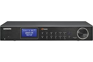 Sangean HDT-20 HD Radio/FM Stereo/AM Component Tuner, Black