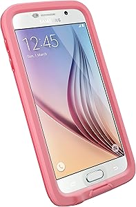 LifeProof FRE SERIES Waterproof Case for Samsung Galaxy S6 - Retail Packaging - CUTBACK CORAL (CORAL/CANDY PINK)