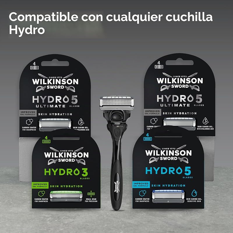 Hydro 5 Ultimate Mango para hombre, 5 recambios de cuchilla