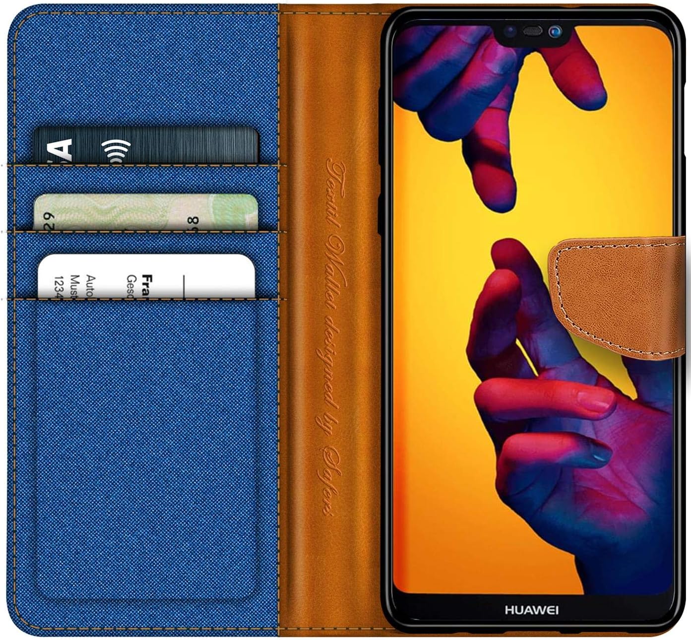 Verco Phone Wallet Case compatible with the Huawei P20 Lite - Image 3
