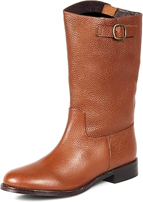 tan leather womens boots