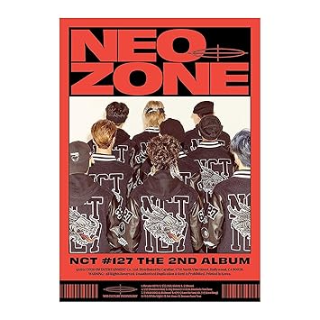 Nct 127 K Pop Nct 127 Nct 127 Neo Zone The 2nd Regular Album C Cover Incl Cd 60pg Photobook 20pg Lyrics Book Postcard Photocard Circlecard Sticker Folded Poster Extra Photocards Amazon Com Music