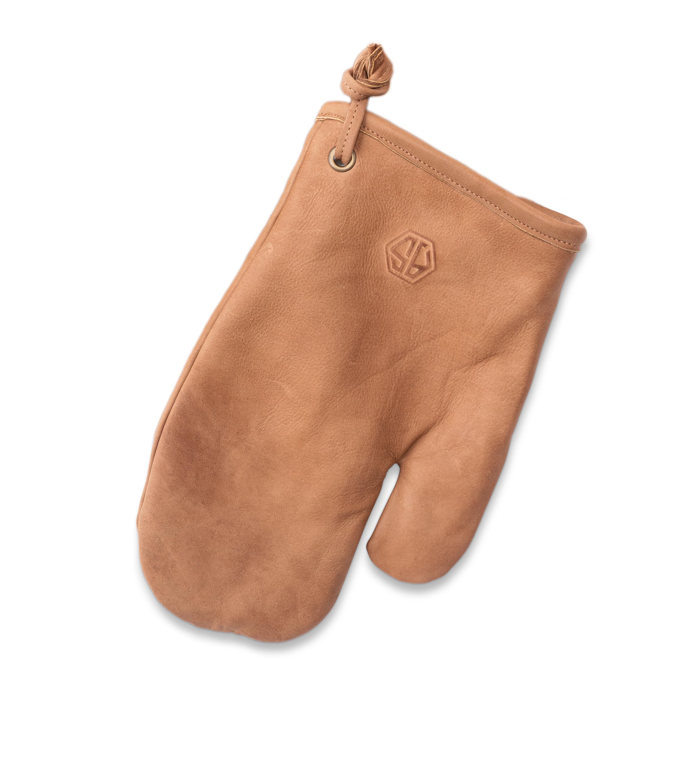 Leather Grill Gloves, Lined and Heat Resistant Thermal Layer - Oven Gloves - Leather Glove for BBQ, Kitchen and Fireplace Thor (1 x Right HS)