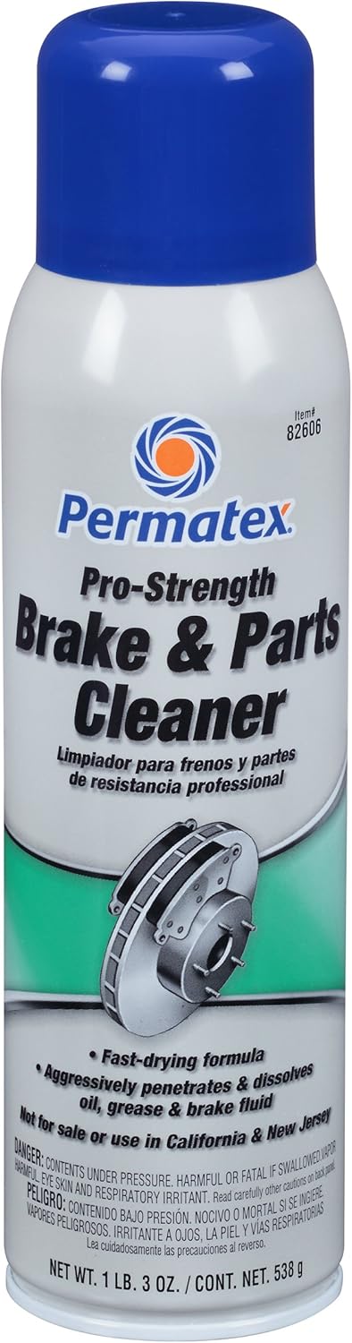 Permatex 82606 Pro Strength Brake and Parts Cleaner, 19 oz Aerosol Can: Automotive