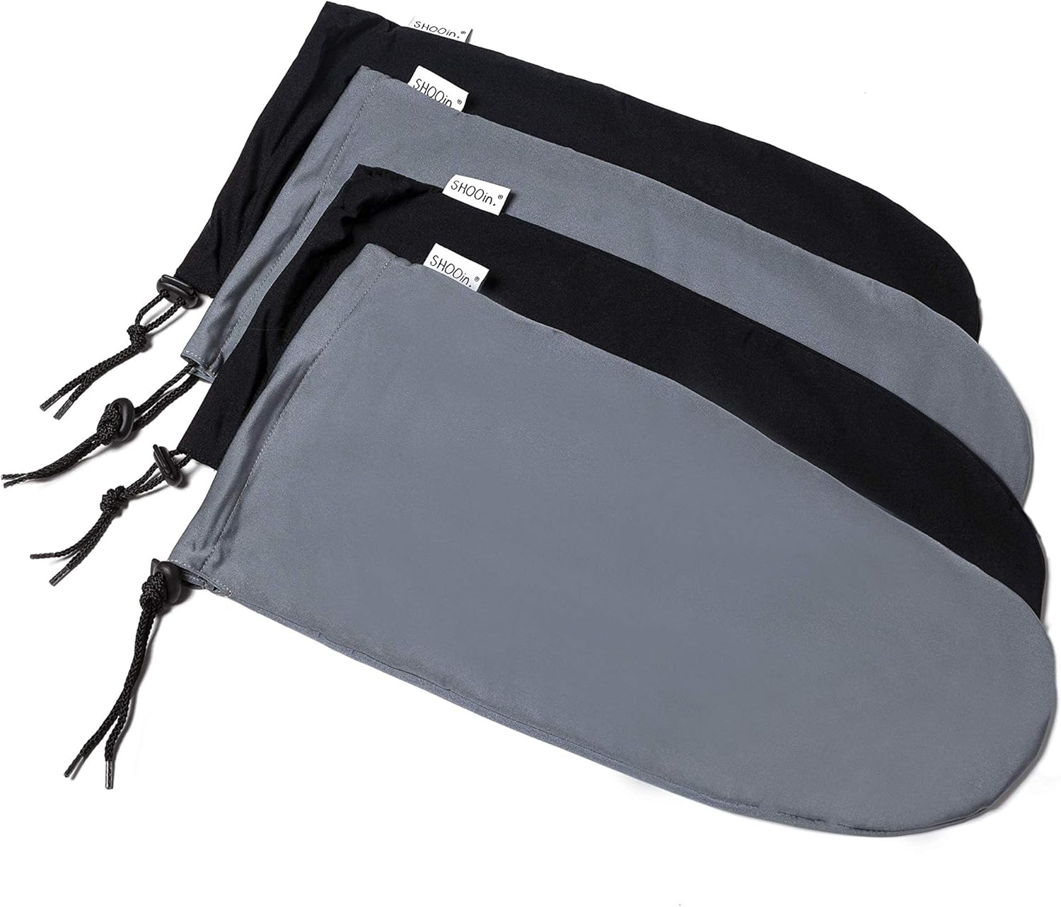 Drawstring Locked Travel Shoe Bag Set, Reinforced Flexible