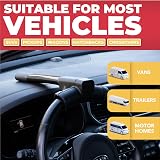 GADLANE Black T-Bar Steering Wheel Lock Car Security with 2 Keys view 7