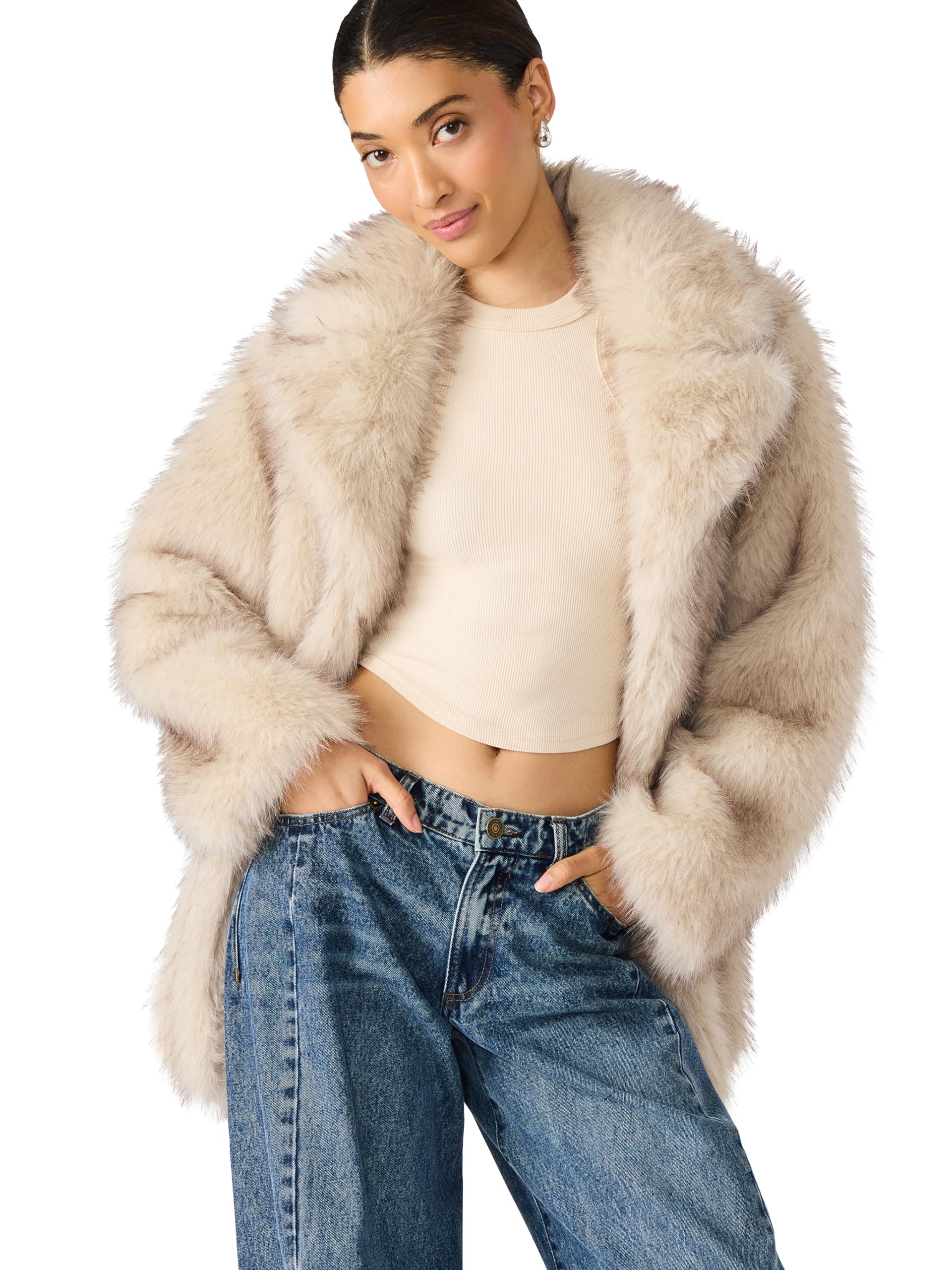 Photo 1 of Steve Madden Apparel Women's Kindra Coat, Natural