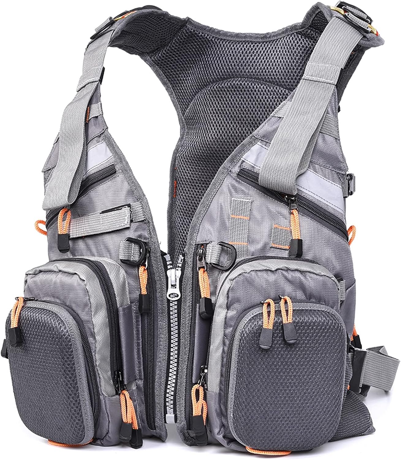 Mesh Fly Fishing Vest Multifunction Breathable Backpack Fishing Vest