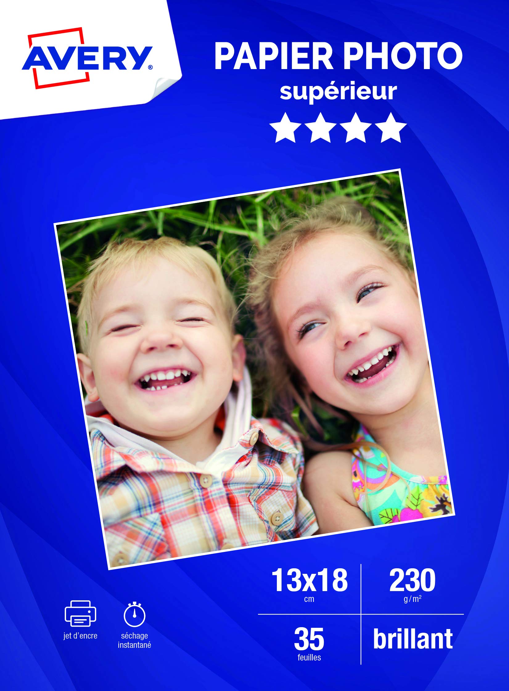 35 Sheets of Glossy Photo Paper 13 x 18 cm Inkjet Superior 230 g/m2