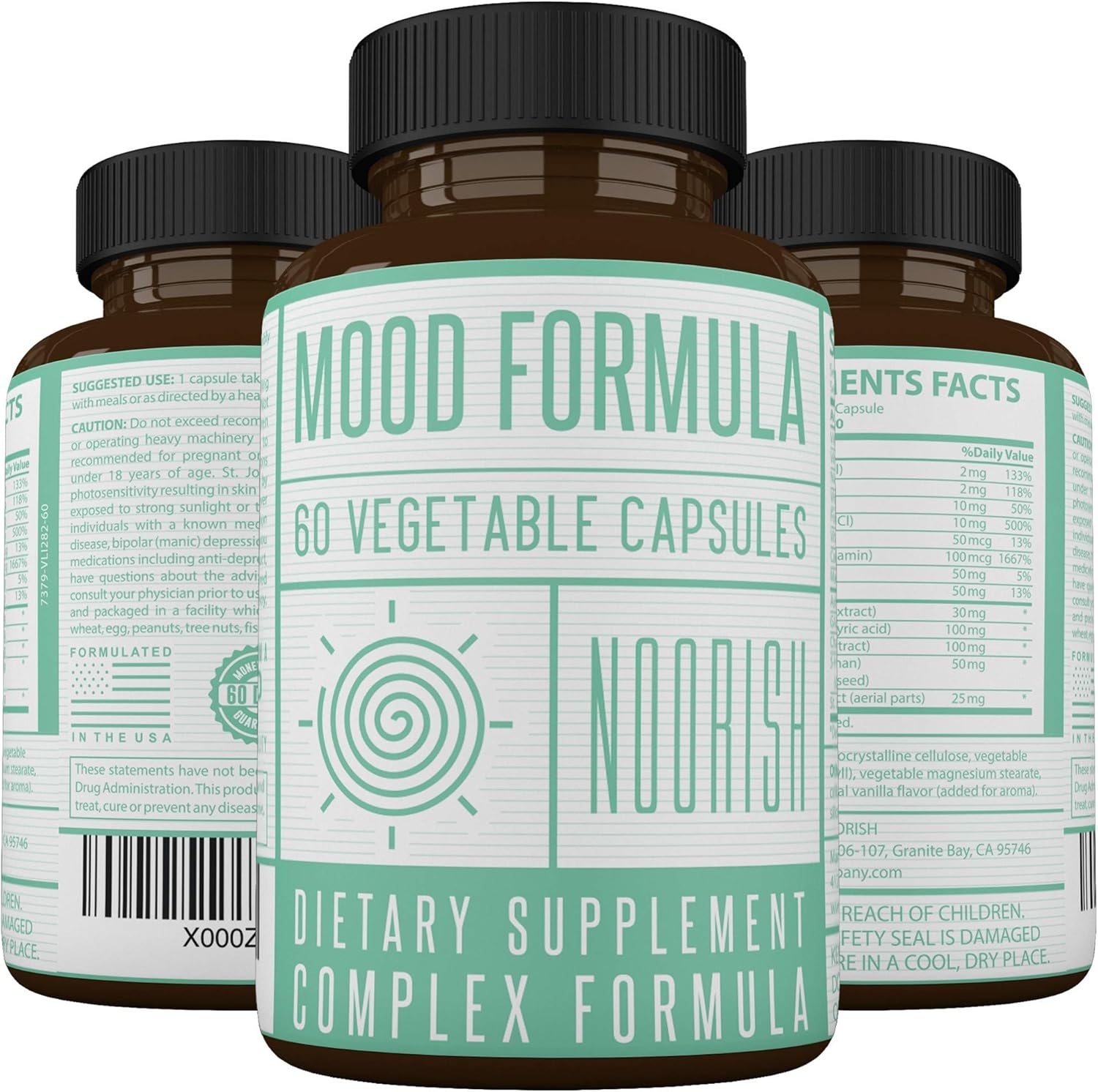 Mood Enhancer Mood Stabilizer Mood Support Supplement with