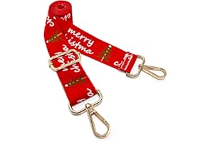 Dsigo Purse Strap, 1.5" Wide Gold Alloy Buckle Floral Printing Crossbody Shoulder Strap for Bag Handbag Crossbody Bags