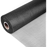 Window Screen, 60" x 100' Window Screen Mesh, Window Screen Replacement Screens for Windows, Fiberglass Window Screens for House Windows, Door, Patio, Porch(Black)