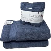 Purely Indulgent 100% HydroCotton | Includes: 2 Luxury Bath Towels, 2 Hand Towels &amp; 2 Washcloths | Quality, Ultra Soft Towel Set | 6 Piece Set (Blue)